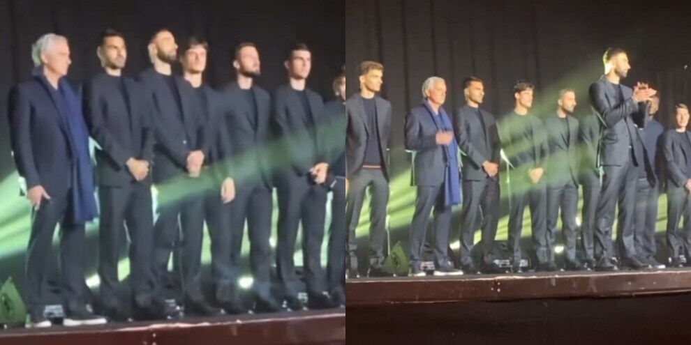 Roma, alla cena di Natale tutta la squadra al completo