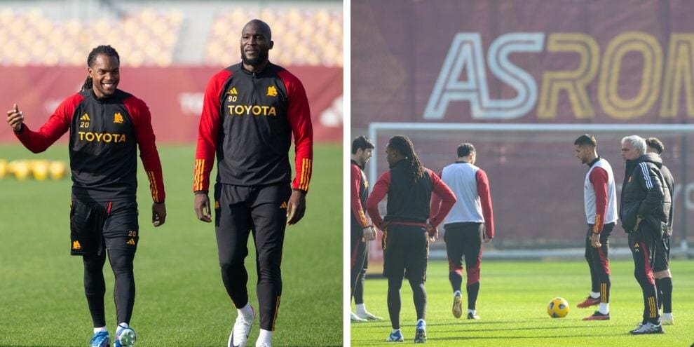 Roma, Renato Sanches dimentica la sostituzione: i sorrisi con Lukaku a Trigoria