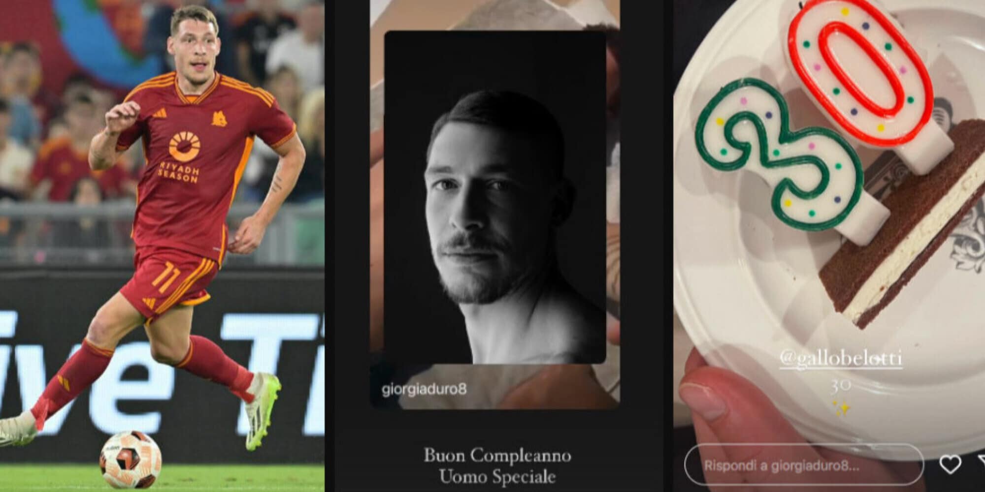 Il Gallo Belotti compie 30 anni, gli auguri emozionanti della moglie Giorgia