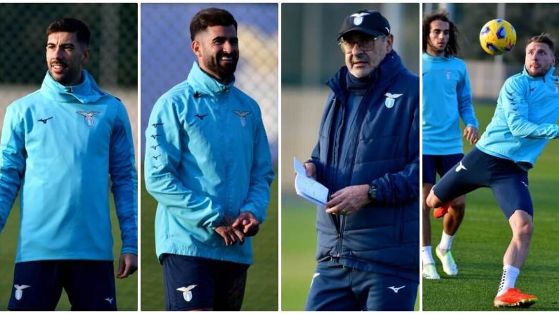 Lazio, sorrisi e concentrazione: Sarri prepara la trasferta ad Empoli