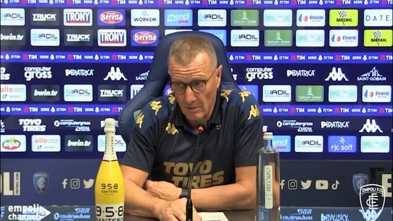Andreazzoli: "Non sono soddisfatto della squadra"