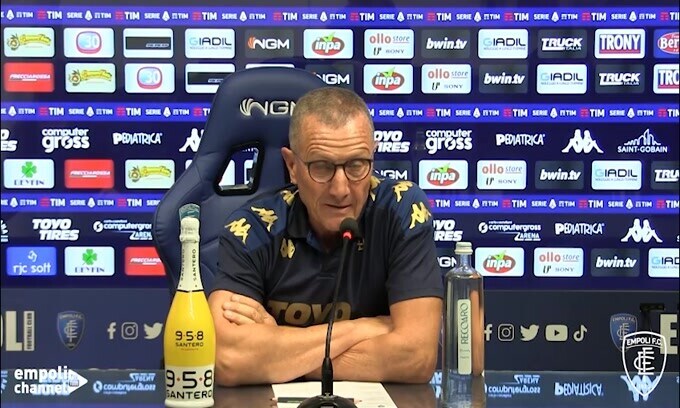 Andreazzoli: "Contento ed orgoglioso di fare 100 panchine con l'Empoli"