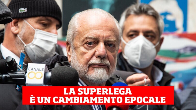 De Laurentiis sulla Superlega: “Un cambiamento epocale"