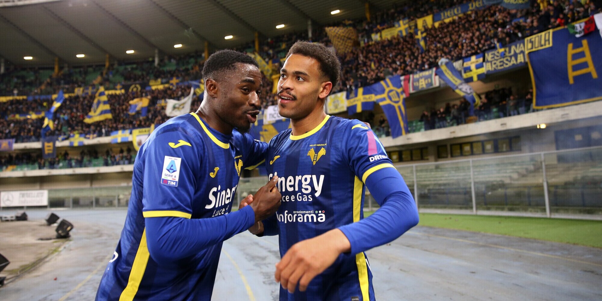 Verona, Ngonge e Djuric stendono il Cagliari: 2-0