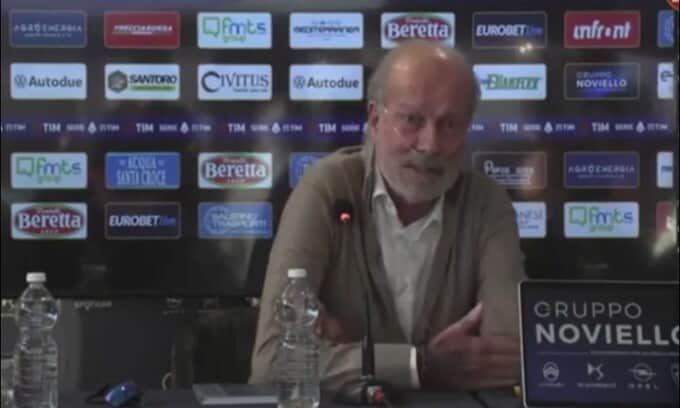 Sabatini: "Non vogliamo retrocedere"