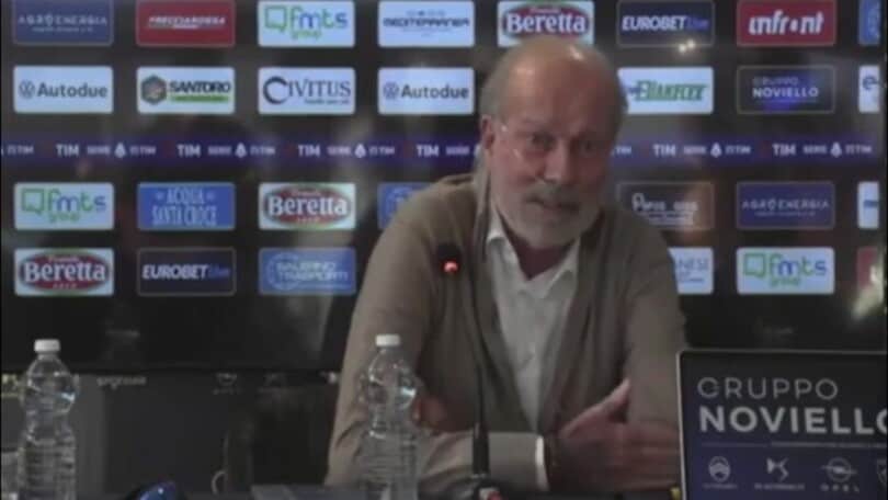 Sabatini: "Non vogliamo retrocedere"