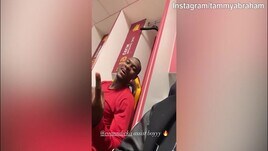 Roma, Abraham festeggia la vittoria con Ndicka