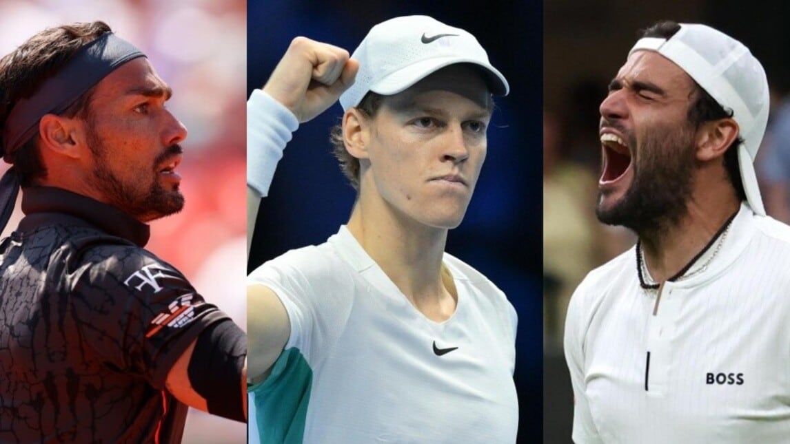 Da Sinner a Fognini, tutti gli italiani nella top 200 Atp del 2023