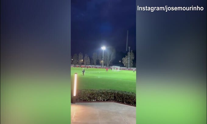 Mourinho entusiasta dell'allenamento: "Che sessione!"