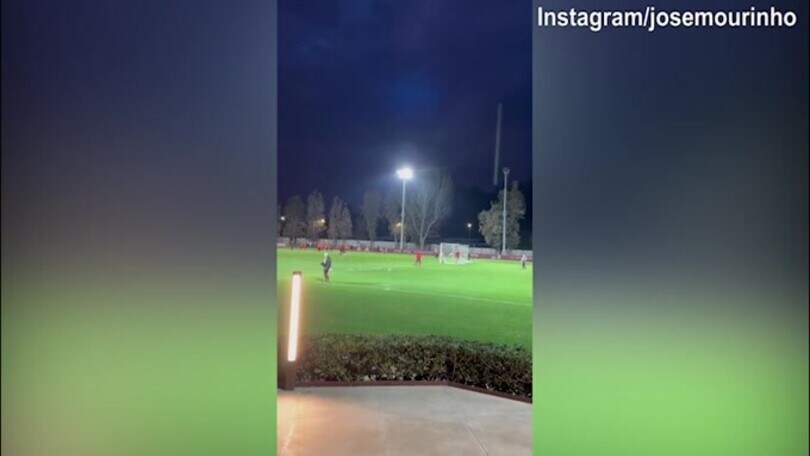 Mourinho entusiasta dell'allenamento: "Che sessione!"