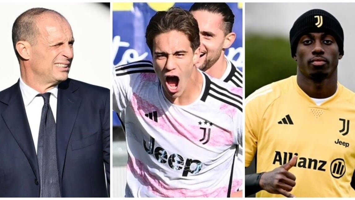 Juve, la probabile formazione di Allegri con la Roma: conferma Yildiz