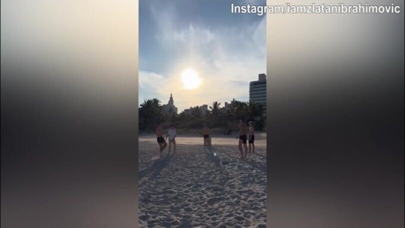 Milan in crisi, Ibra re in spiaggia a Miami