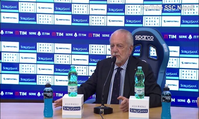 De Laurentiis si assume le colpe: "La responsabilità è mia"