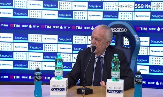 De Laurentiis, attacco a Gravina e Rocchi: "Manca equità"