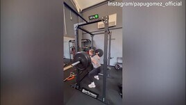 Monza, il "Papu" Gomez solleva 100kg