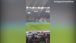 Zaccagni gol, l'Olimpico biancoceleste esplode