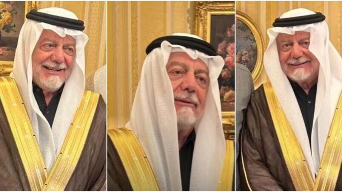 De Laurentiis versione sceicco: tutte le FOTO