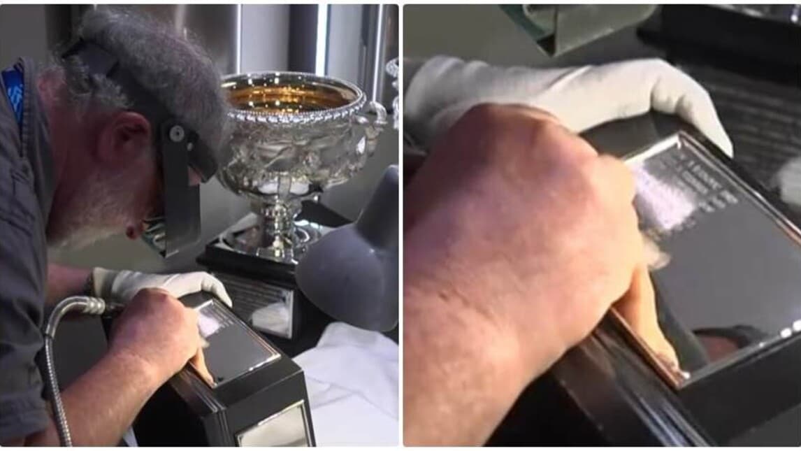 Sinner trionfa agli Australian Open: il suo nome inciso sul trofeo
