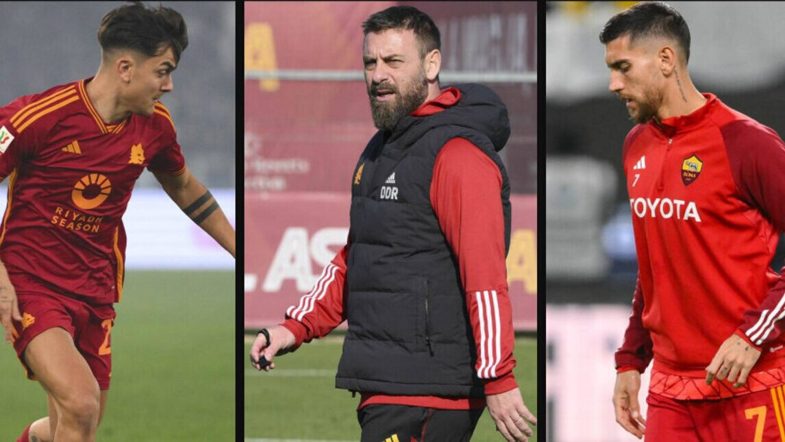 Roma, la probabile formazione di De Rossi