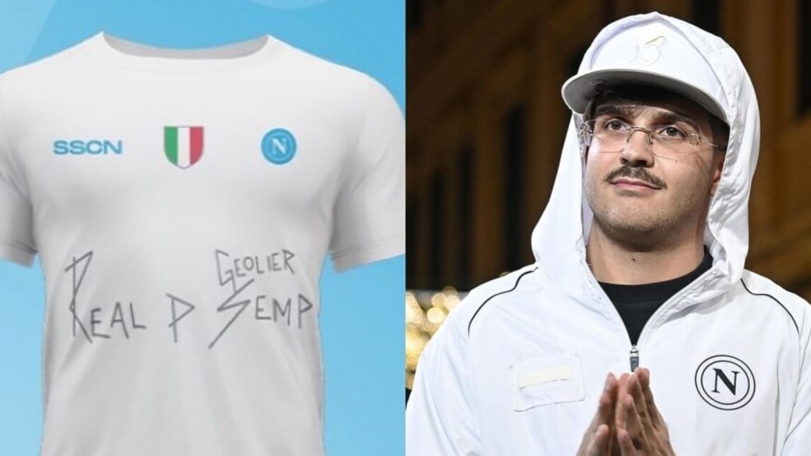 Napoli e le maglie per Sanremo: ecco la collaborazione con Geolier