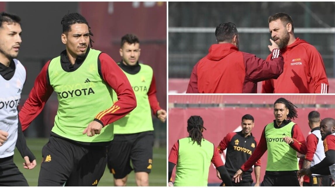 Roma, Smalling fa anche la partitella: pronto per l'Inter