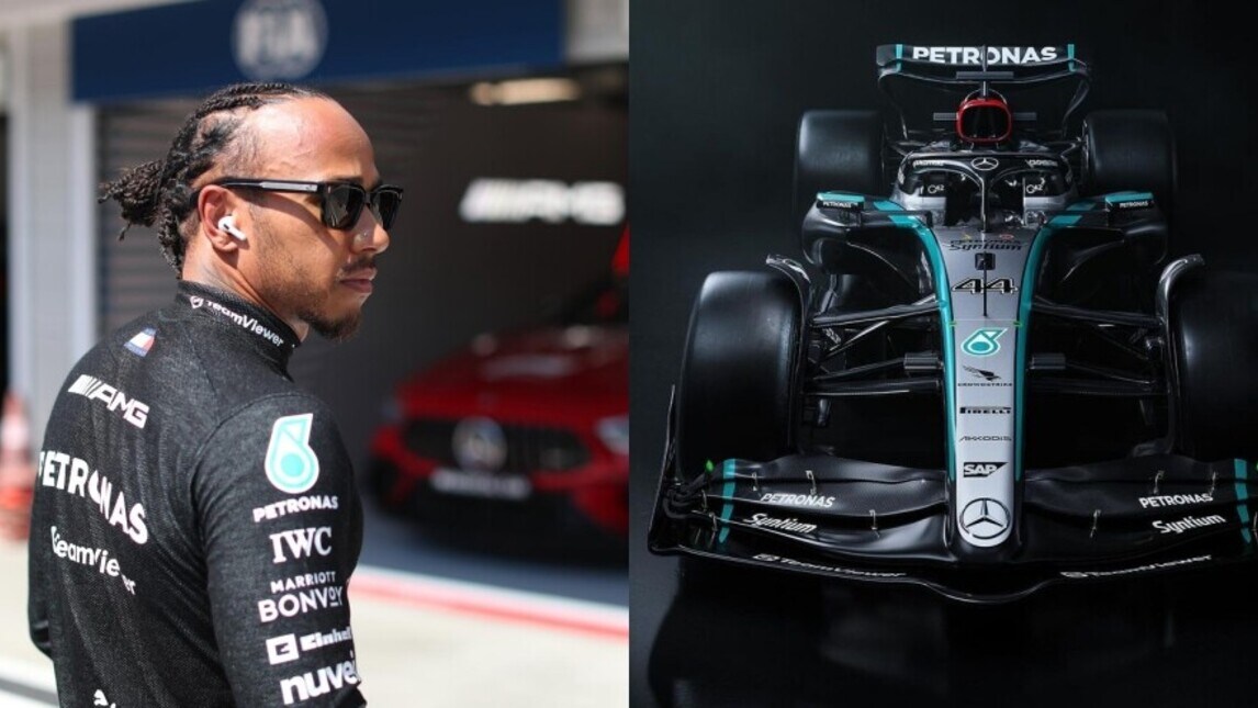 Ecco l'ultima Mercedes di Hamilton: presentata la nuova W15