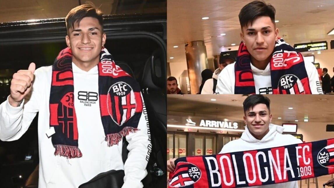 Bologna, ecco Santiago Castro: le foto del suo arrivo