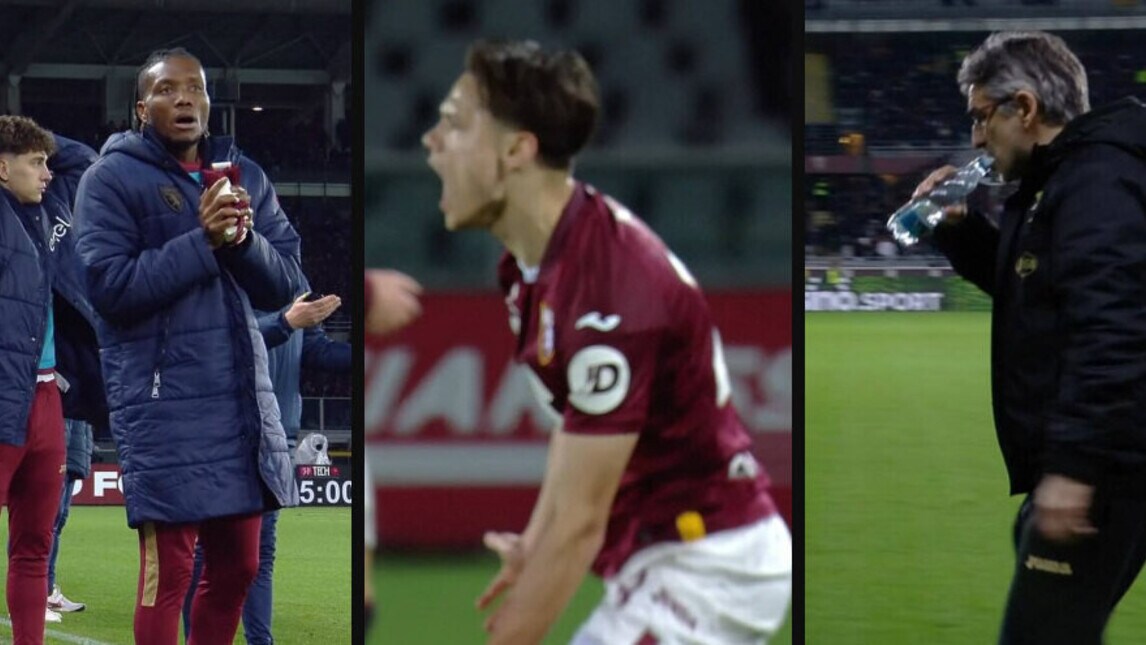 Caos Torino-Fiorentina, espulso Ricci: furia Juric, tutta la panchina in piedi
