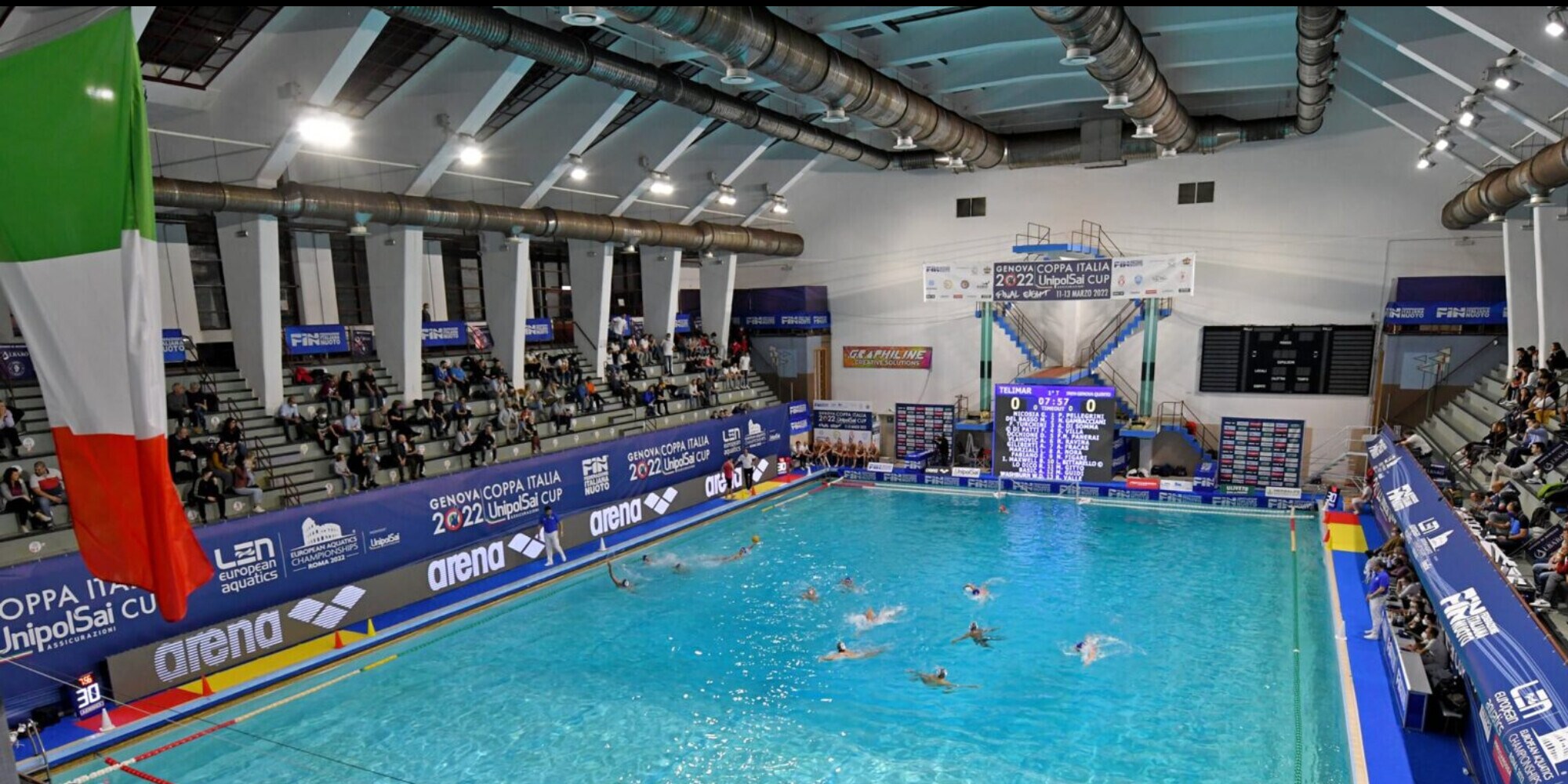 Genova capitale della pallanuoto: dal 12 al 14 aprile la Final Eight di