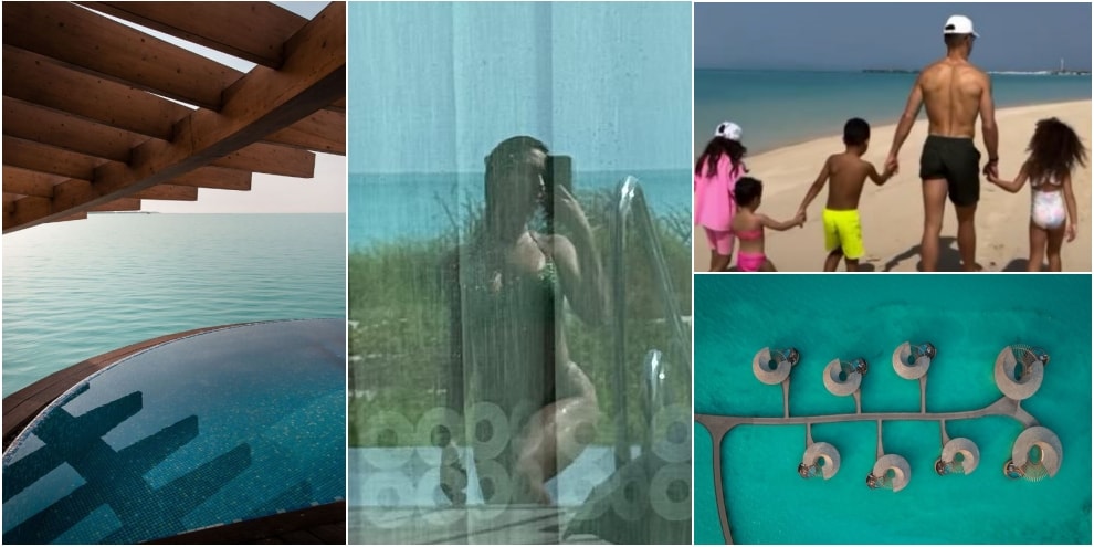 Ronaldo e Georgina, vacanze di extra lusso nell'isola privata sul Mar Rosso