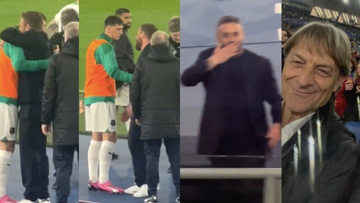 Retroscena De Rossi: la frase a Kumbulla e il bacio a papà Alberto