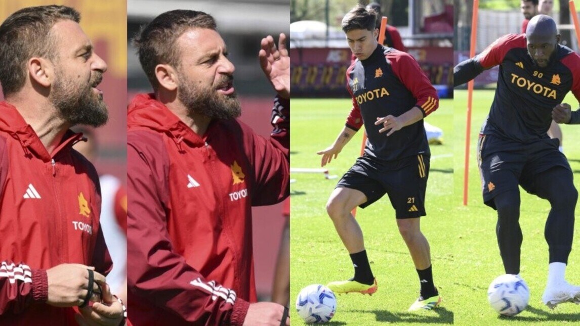 Roma, riecco la vena di De Rossi: Daniele si sgola prima del derby