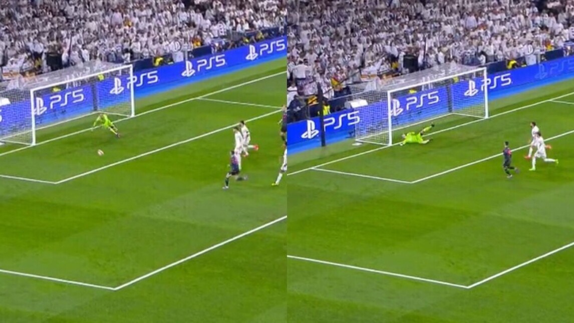 Real-City, papera clamorosa di Lunin dopo 2' sul gol di Silva