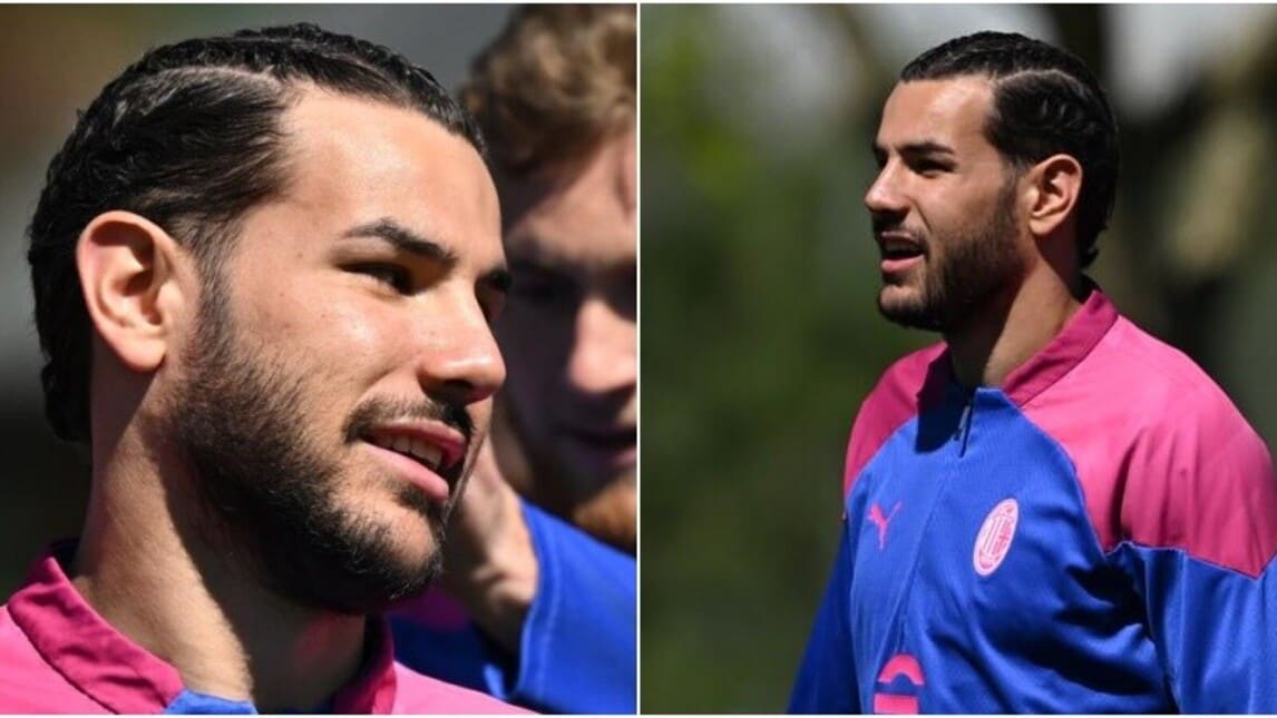 Theo Hernandez, il nuovo look fa impazzire i tifosi del Milan: le FOTO
