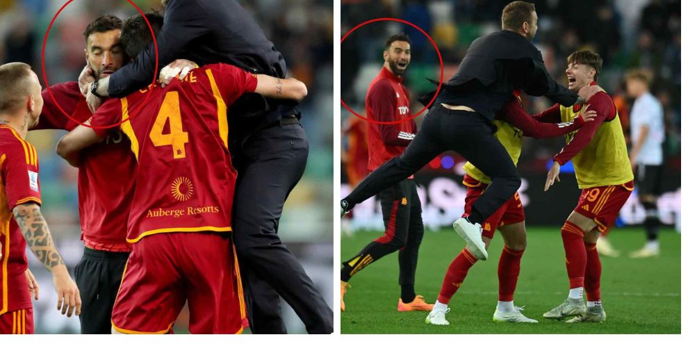 Rui Patricio, che eleganza: non gioca mai ma è il primo tifoso. Cosa fa al gol contro l'Udinese