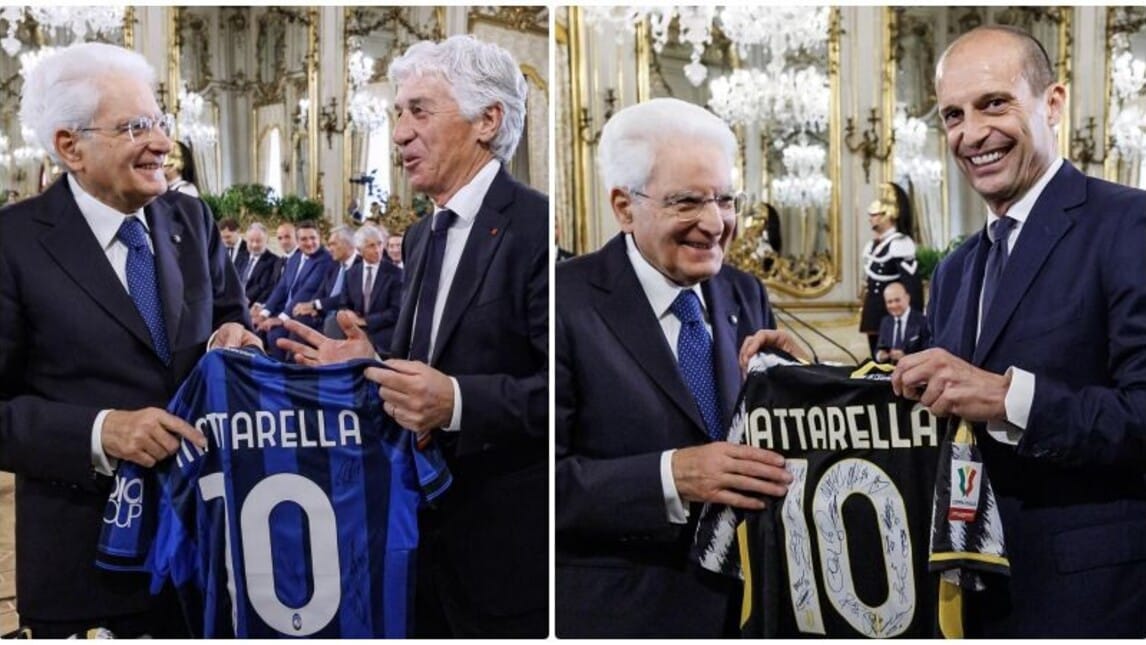Coppa Italia, Juve e Atalanta in visita da Mattarella