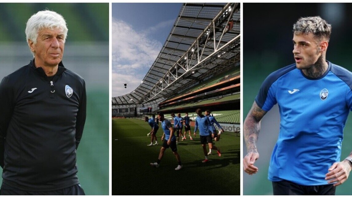Atalanta, allenamento prima della finale di Europa League: le foto