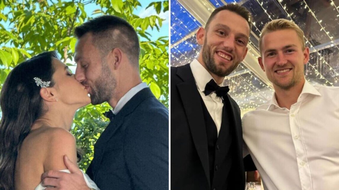 De Ligt torna in Italia: con De Jong è ospite al matrimonio di De Vrij