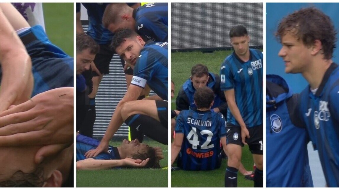 Scalvini infortunio e sostituzione: Italia e Atalanta col fiato sospeso