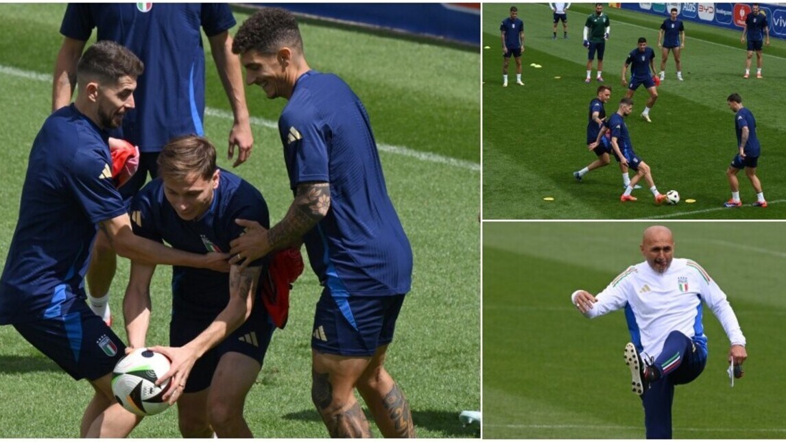 Italia, torello scatenato sotto gli occhi di Spalletti in vista della Svizzera