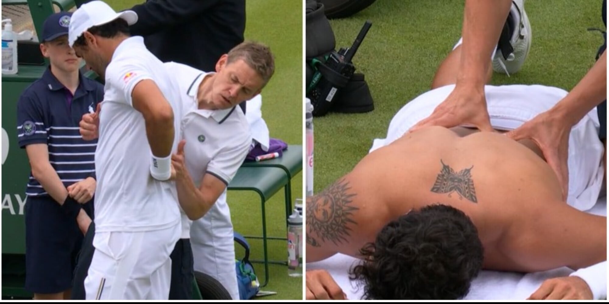 Ansia Berrettini, problemi alla schiena a Wimbledon: tifosi preoccupati