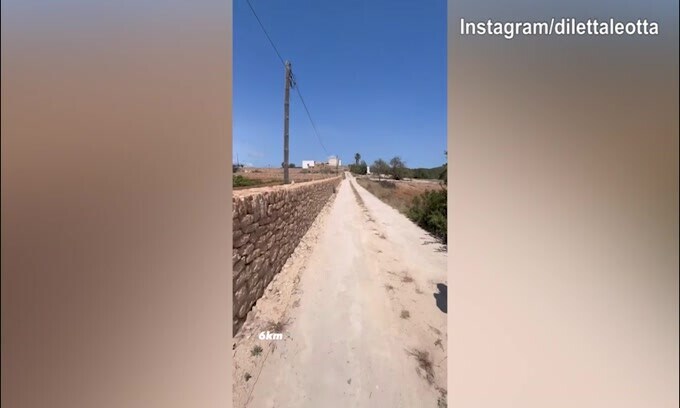 Corsetta serale ad Ibiza per i neo-sposi Diletta e Karius