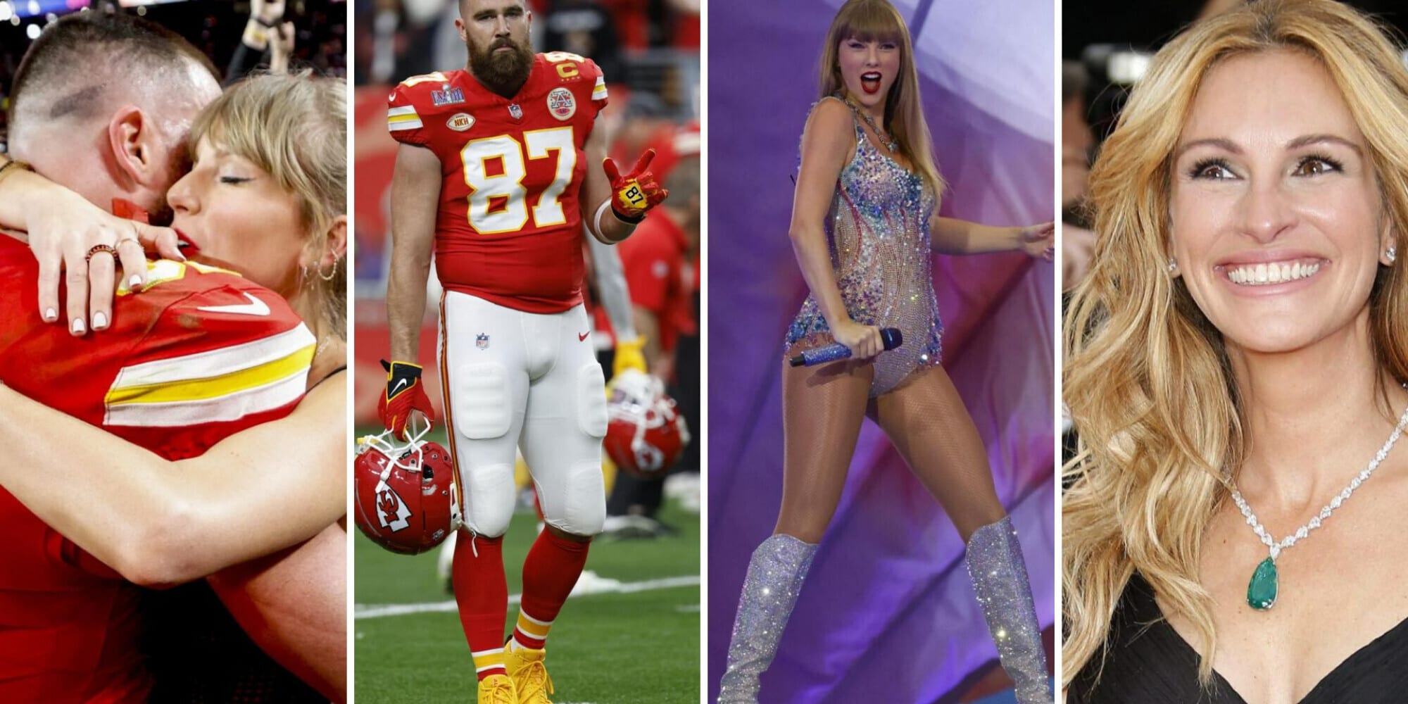 I fan di Taylor Swift arrabbiati con Julia Roberts: c'entra Travis Kelce