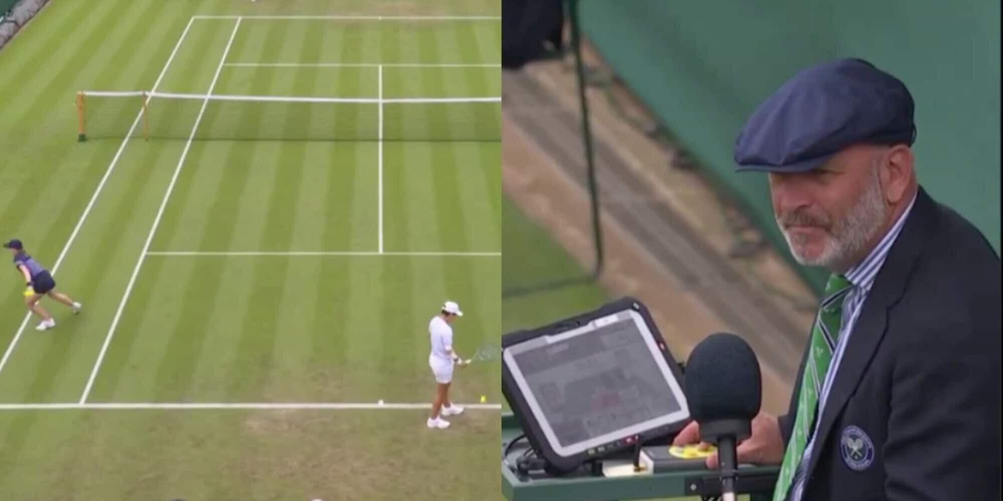 Wimbledon, l'incredibile appello del giudice di sedia per lo champagne