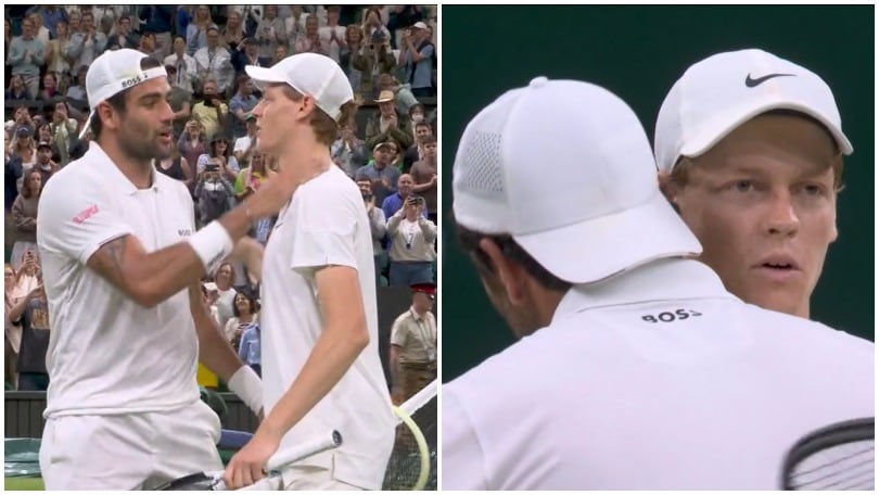 Sinner batte Berrettini: la frase a rete dopo la vittoria. Cosa gli ha detto