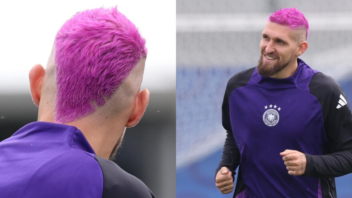 Euro 2024, il nuovo look di Andrich per Spagna-Germania