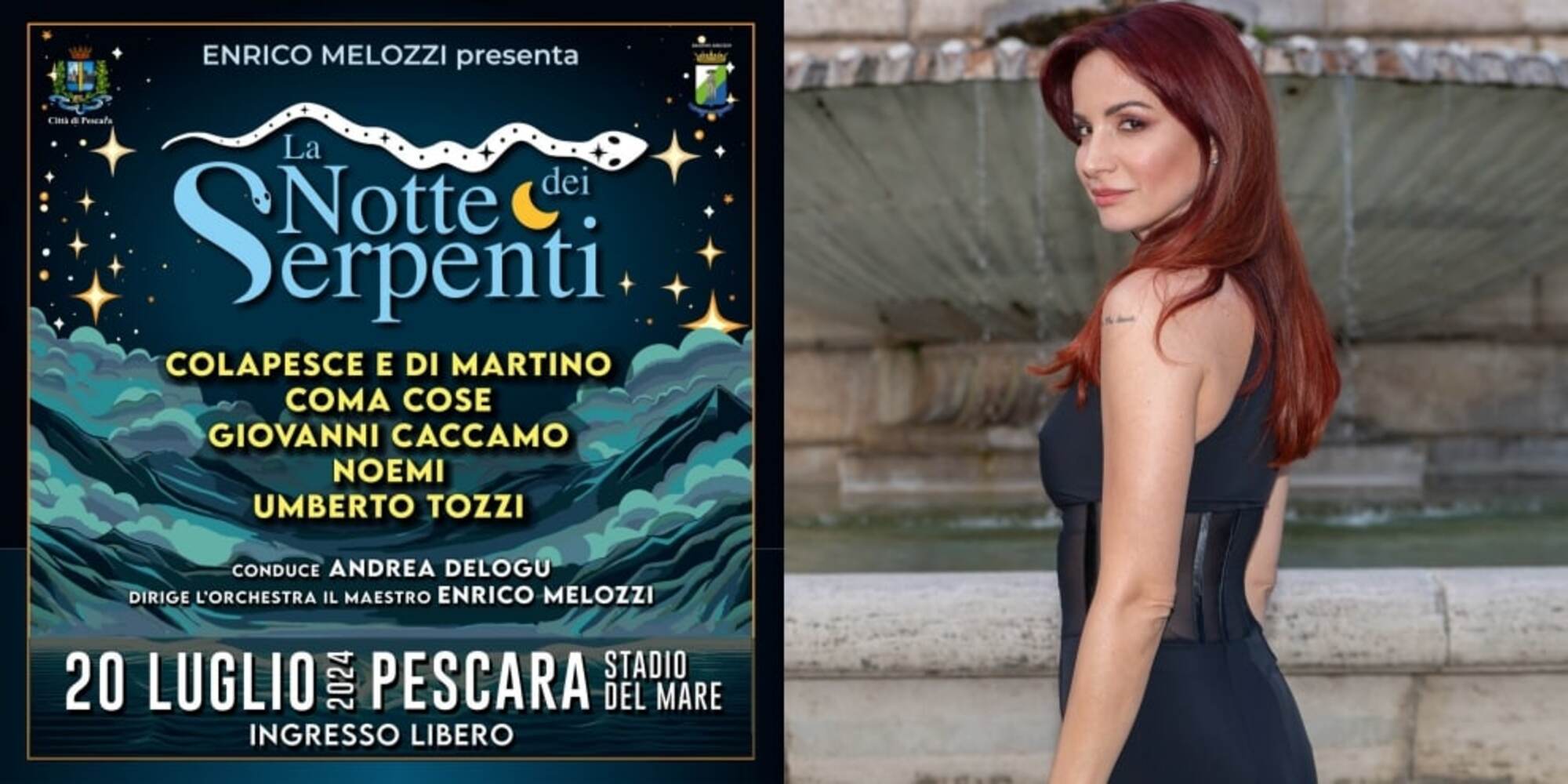 La Notte dei Serpenti, il 20 luglio concertone a Pescara