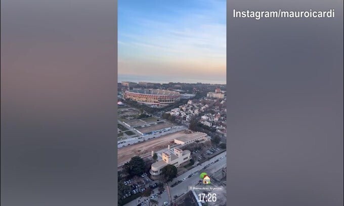 Mauro Icardi è in Argentina: ecco la vista di Buenos Aires