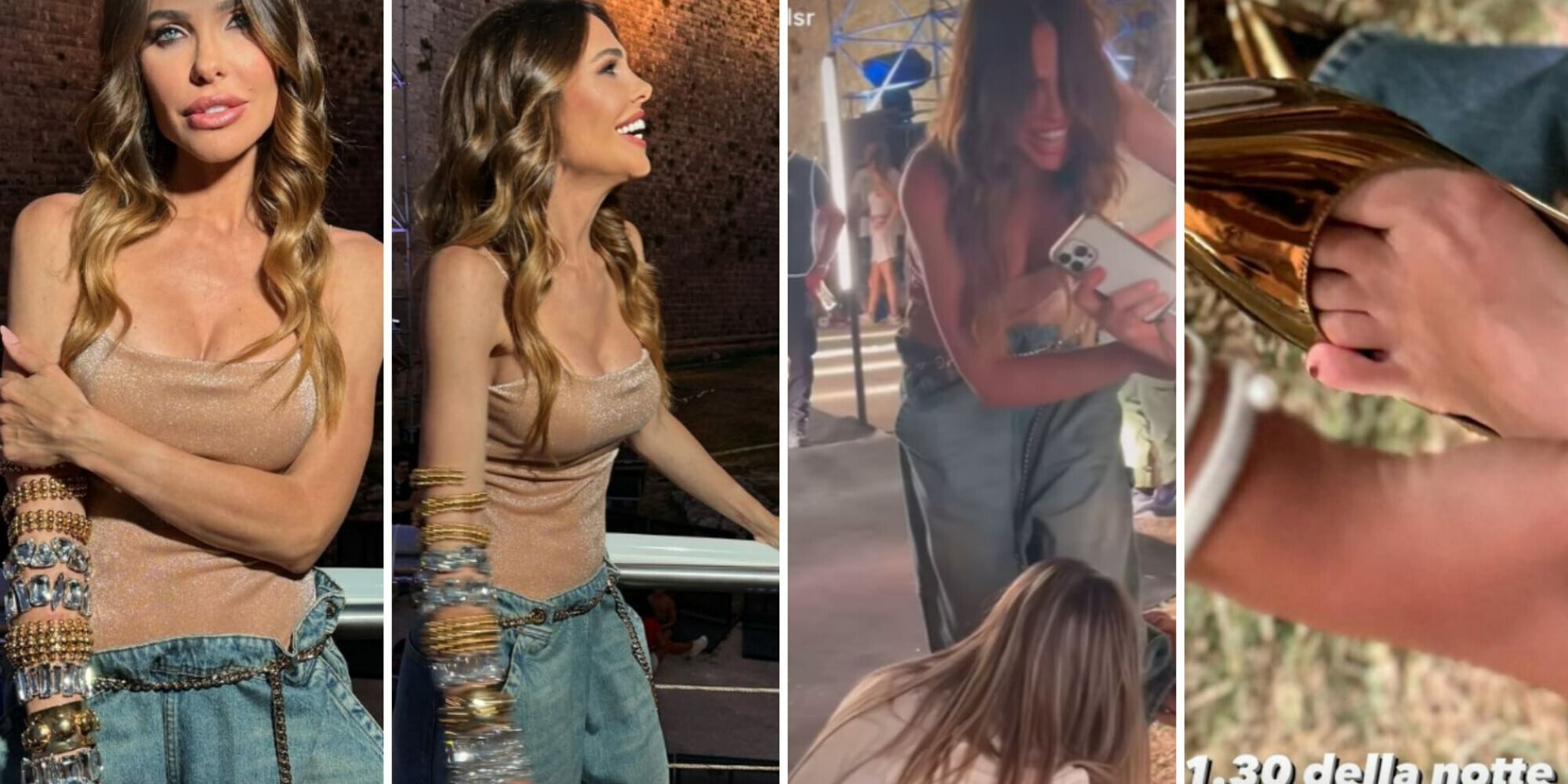 Ilary Blasi a Battiti Live, incidente dietro le quinte: "Liberatemi"