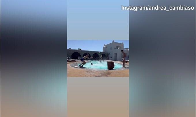 Vacanze in Grecia per Andrea Cambiaso